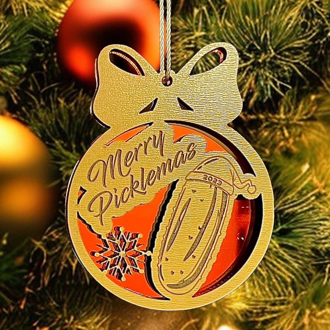 "Merry Picklemas" Ornaments