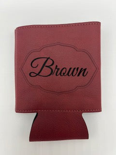 Customizable Leatherette Koozies