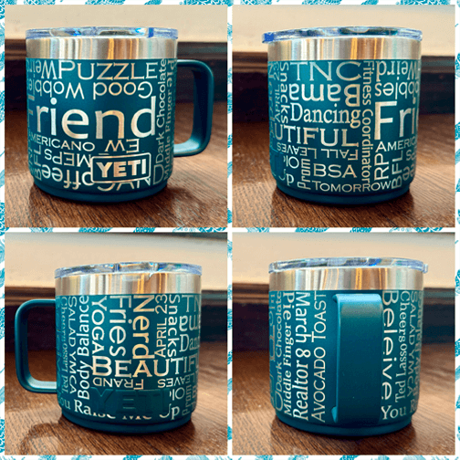 Personalized Stainless Steel 14 oz Coffee Mug Tumbler