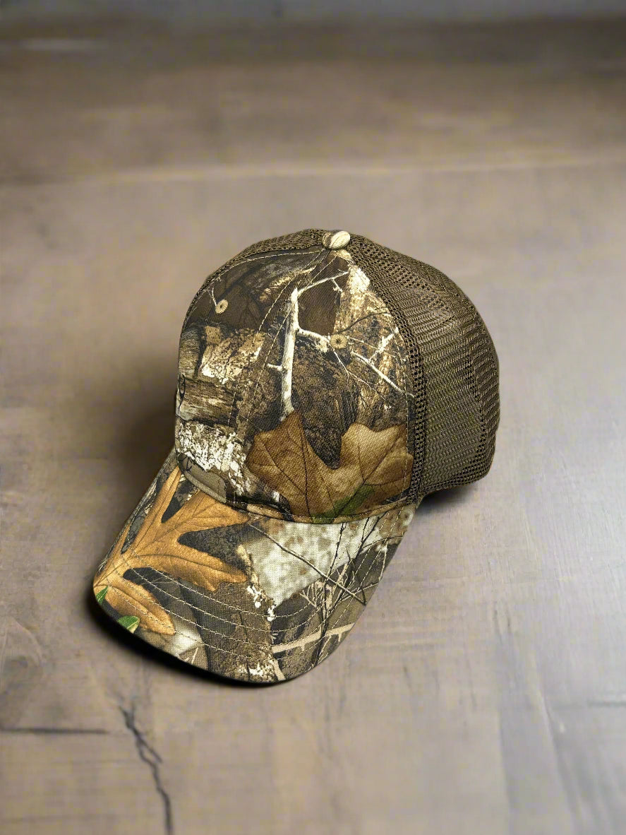 Customizable Camo Richardson Trucker Hat