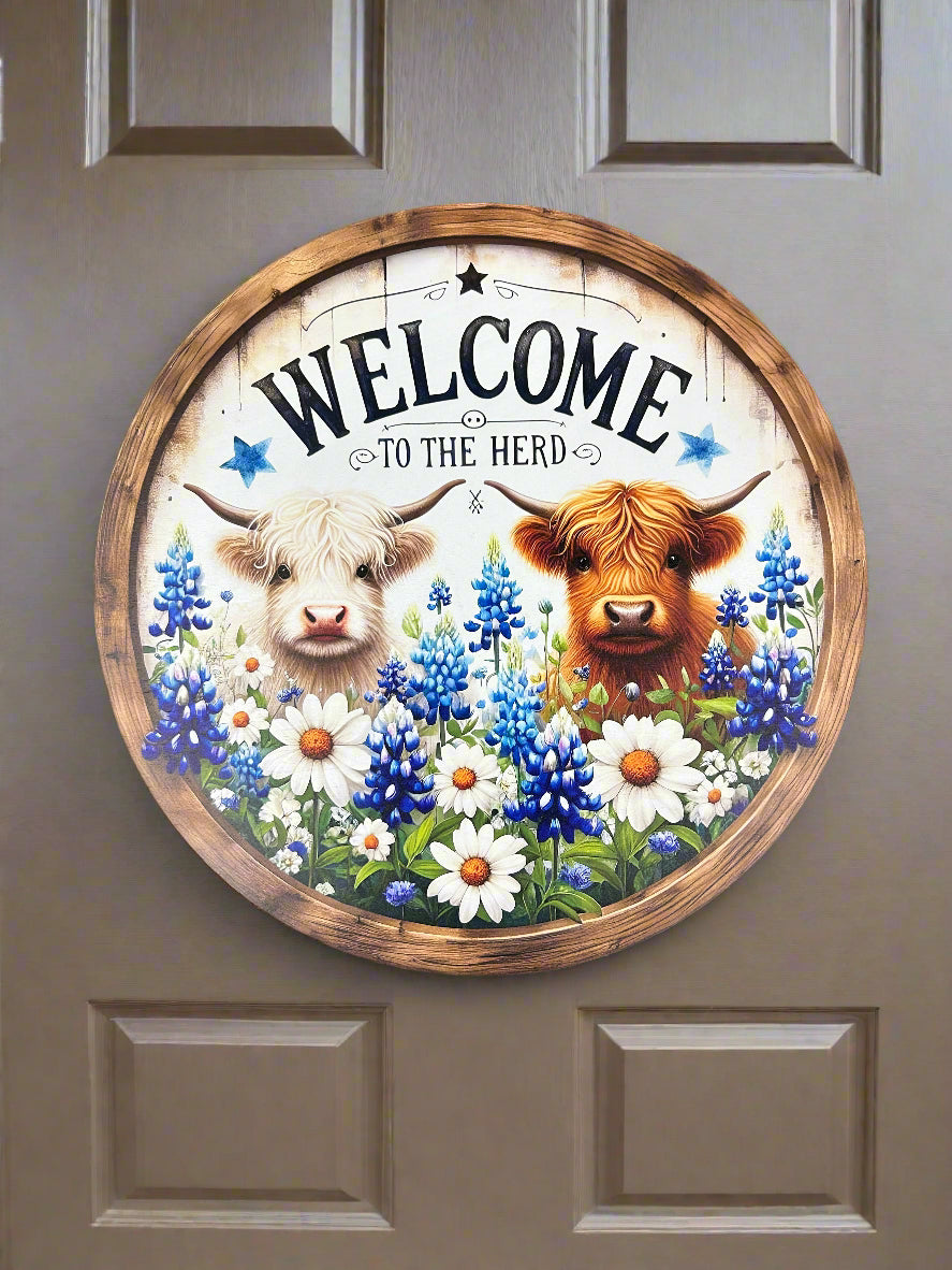 Welcome to the Herd Sign