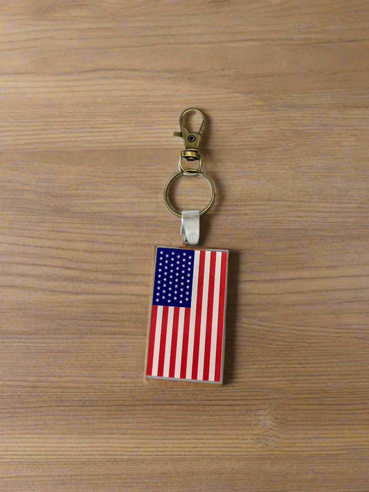 U.S. Flag Keychain