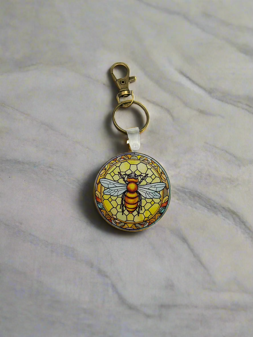 Honeybee Keychain