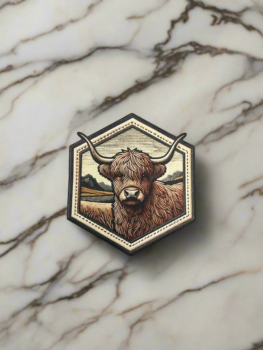 Highland Cow Patch