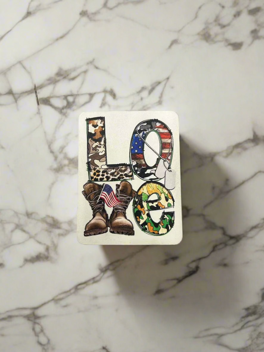 Patriotic "LOVE" Patch