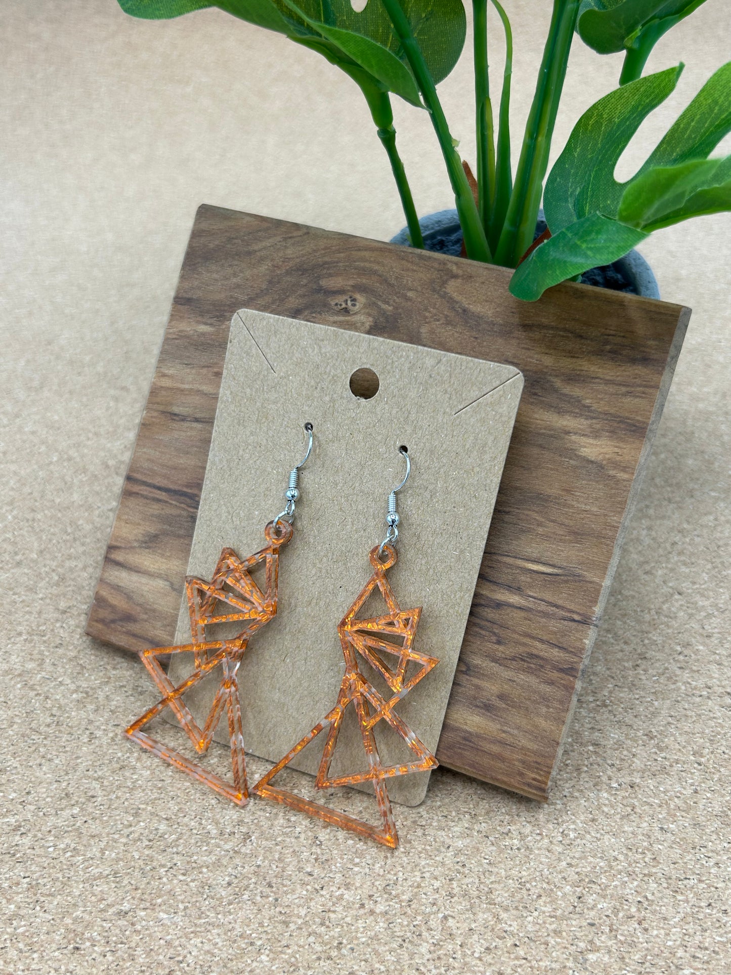 Triangular Retro Earrings