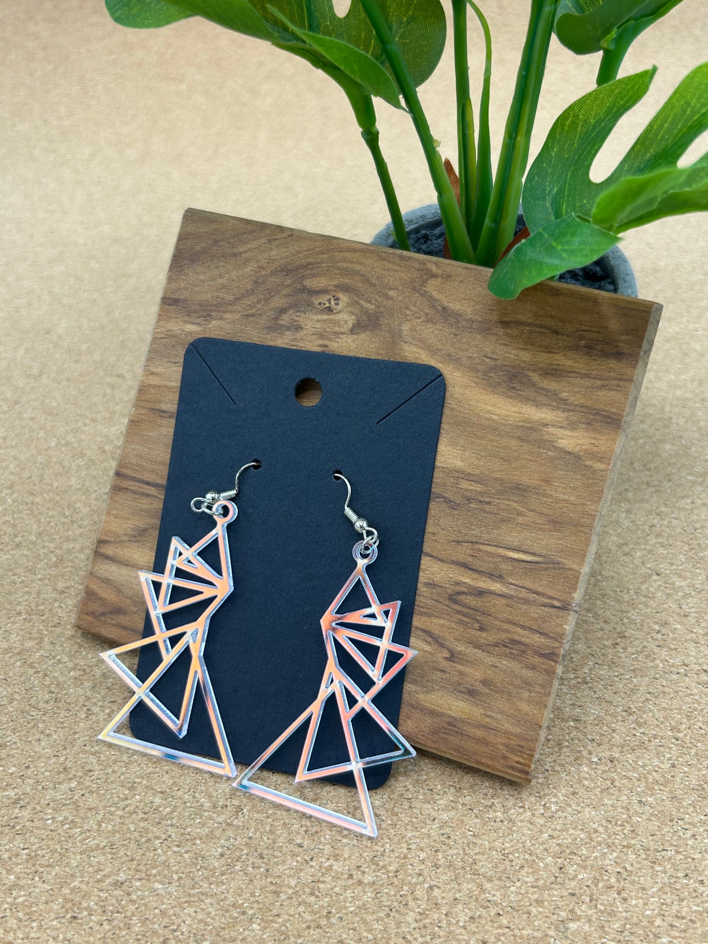 Triangular Retro Earrings