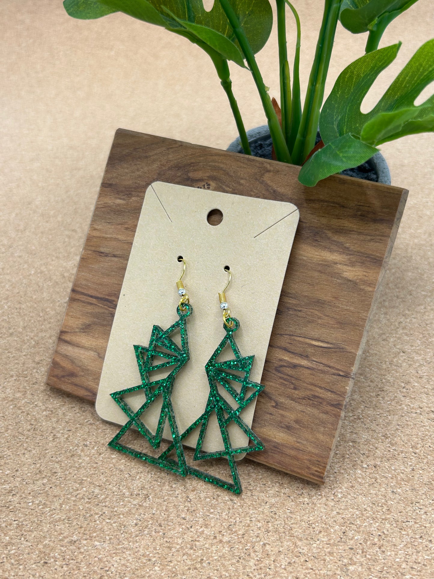 Triangular Retro Earrings