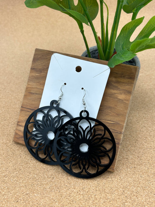 Floral Mandala Earrings