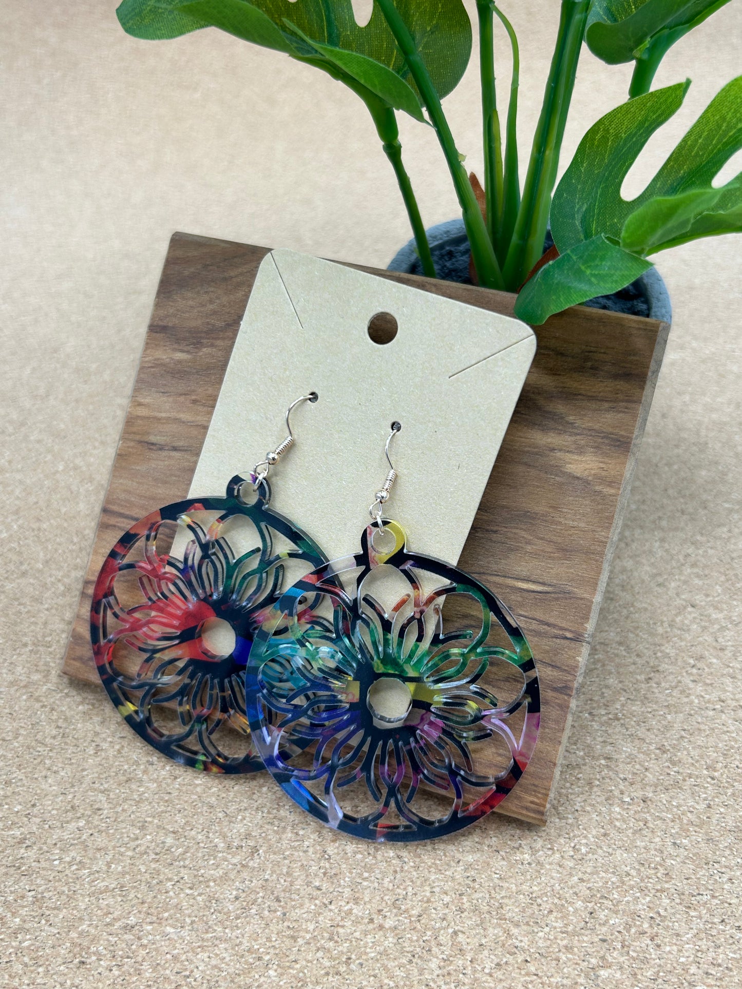 Floral Mandala Earrings
