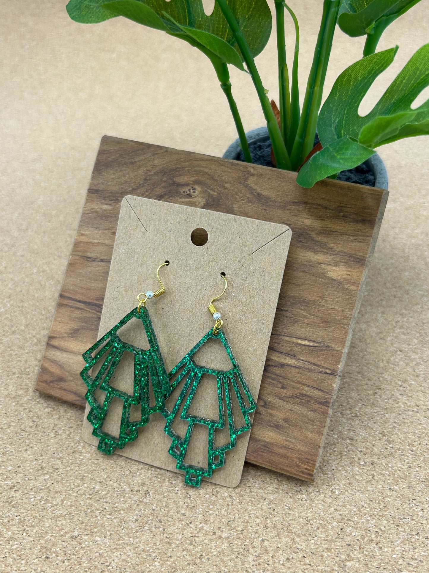 Art Deco Drape Earrings
