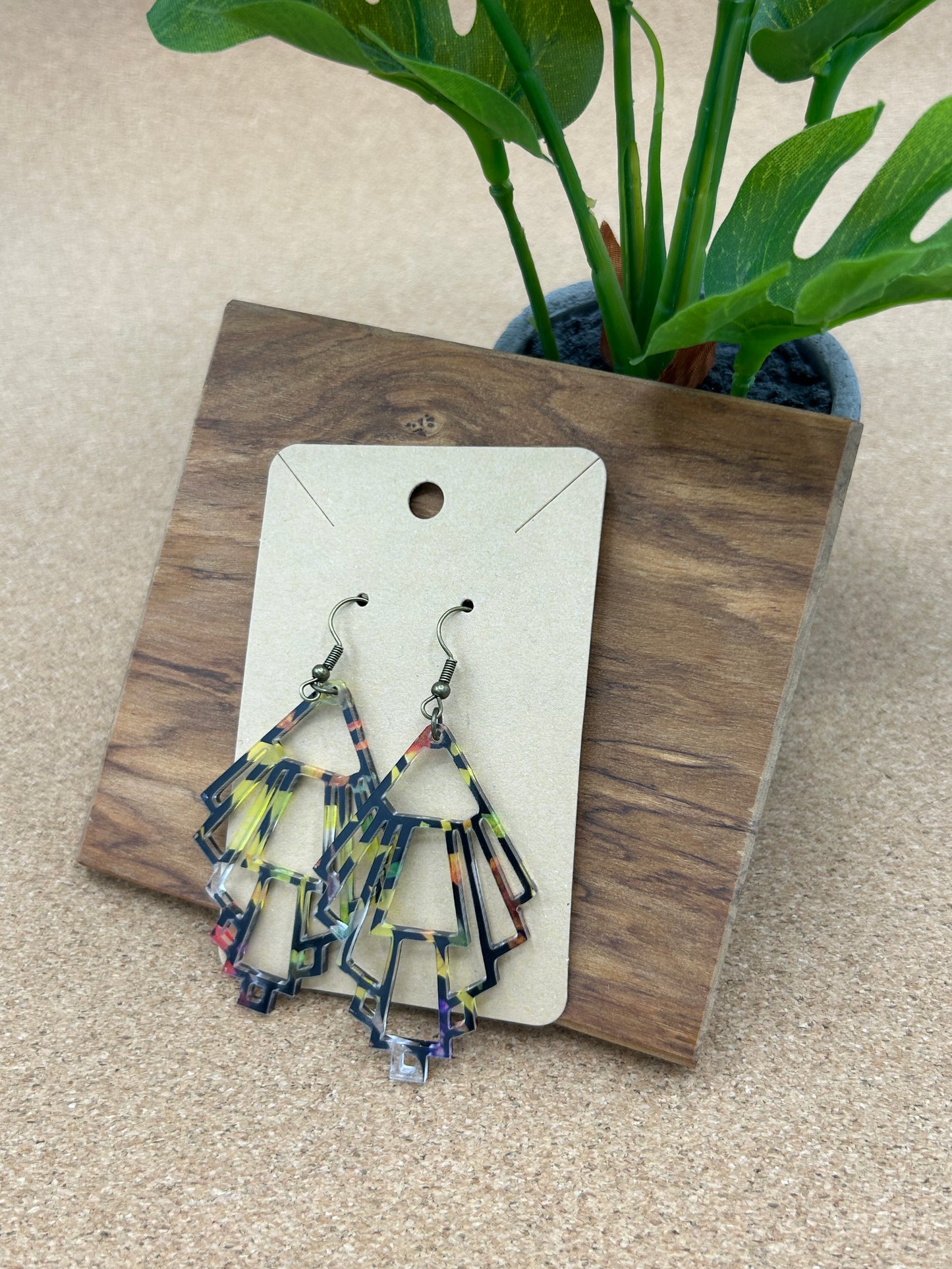 Art Deco Drape Earrings