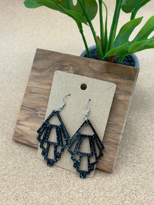 Art Deco Drape Earrings