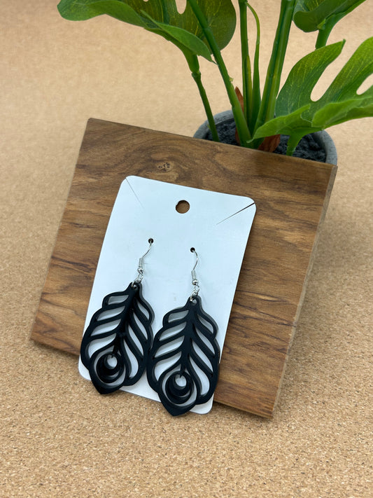 Peacock Feather Earrings