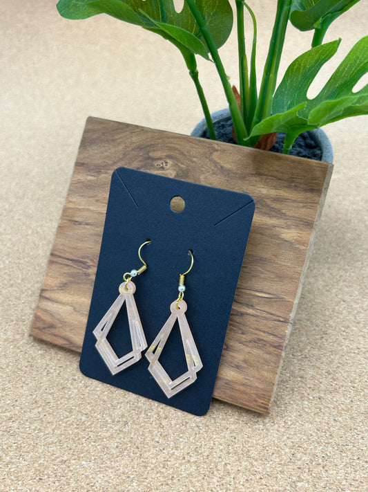 Art Deco Tear Drop Earrings