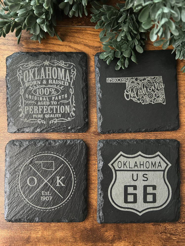 Engraved Slate Coasters