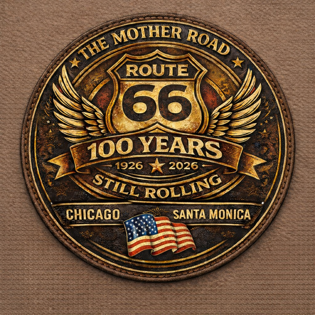 Route 66 100 Years Hat Patch – Kool Kreations