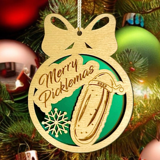 "Merry Picklemas" Ornaments
