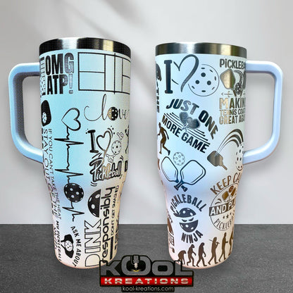 Customizable 40oz Stainless Steel Tumbler