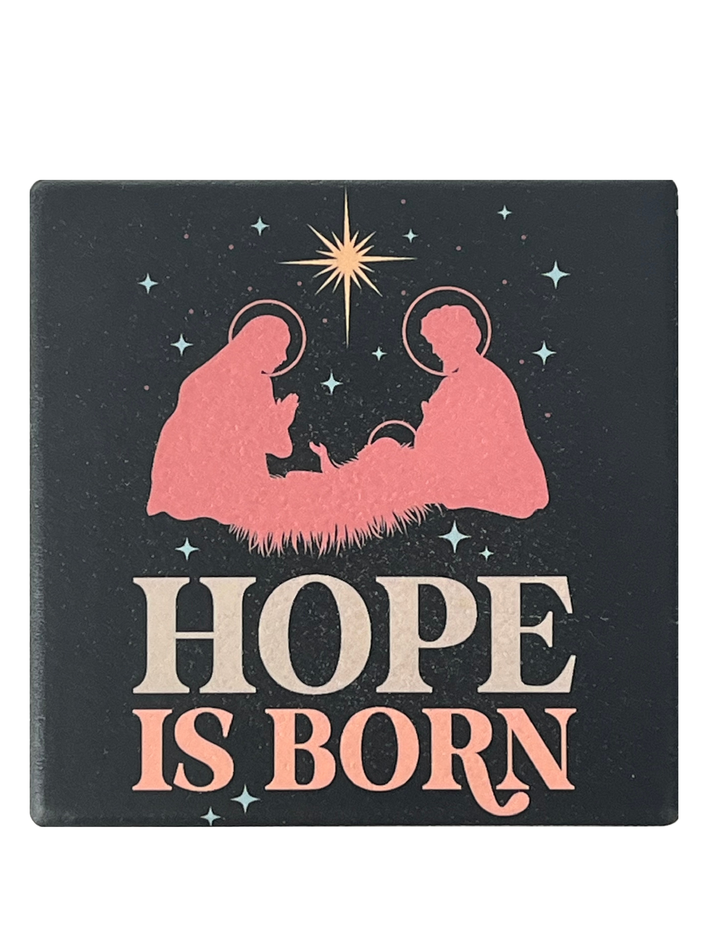 Winter Themed Ceramic Coaster