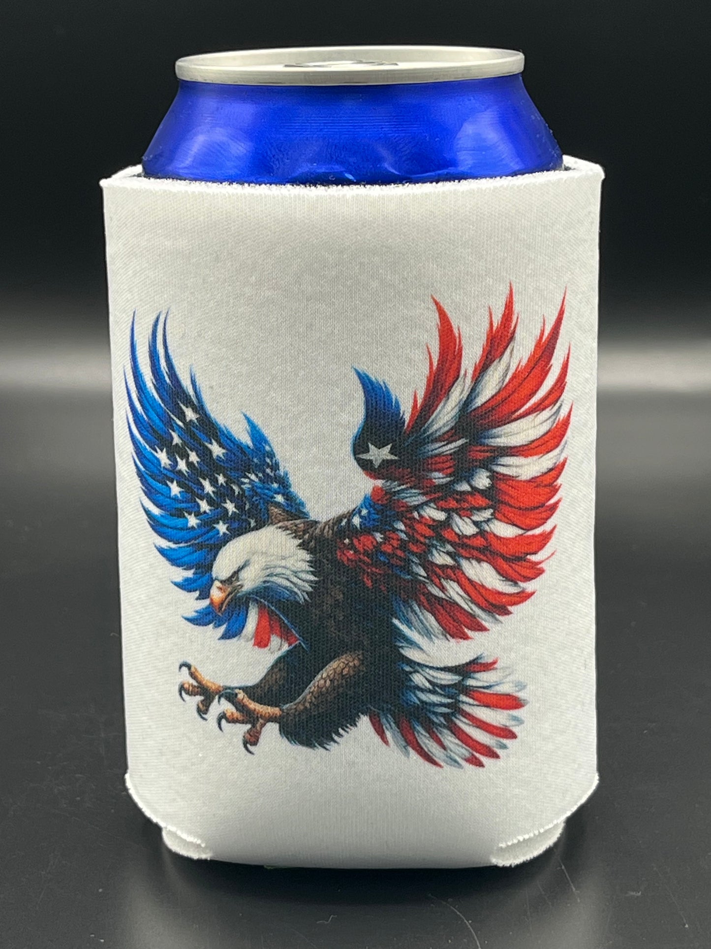 Can Cooler - Foam - UV Printed Patriotic Designs