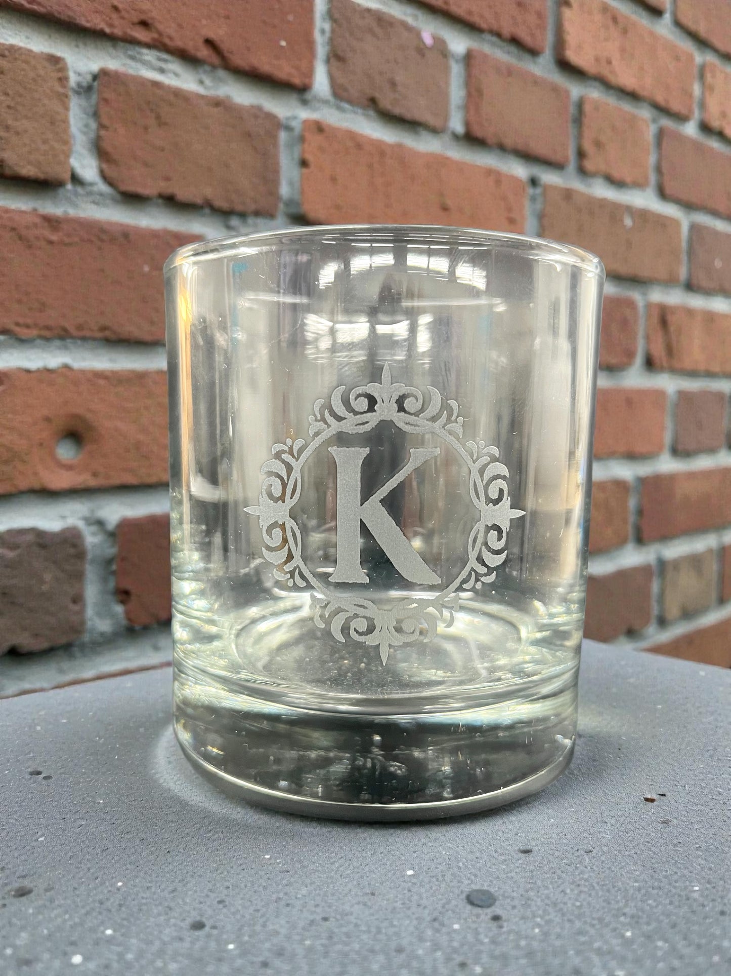 Engraved Whiskey Glass
