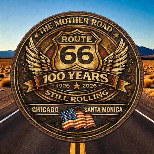 Route 66 - 100 Year Anniversary Hat Patch