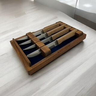 Customizable Steak Knives With Box Set