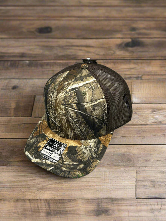 Customizable Camo Richardson Trucker Hat