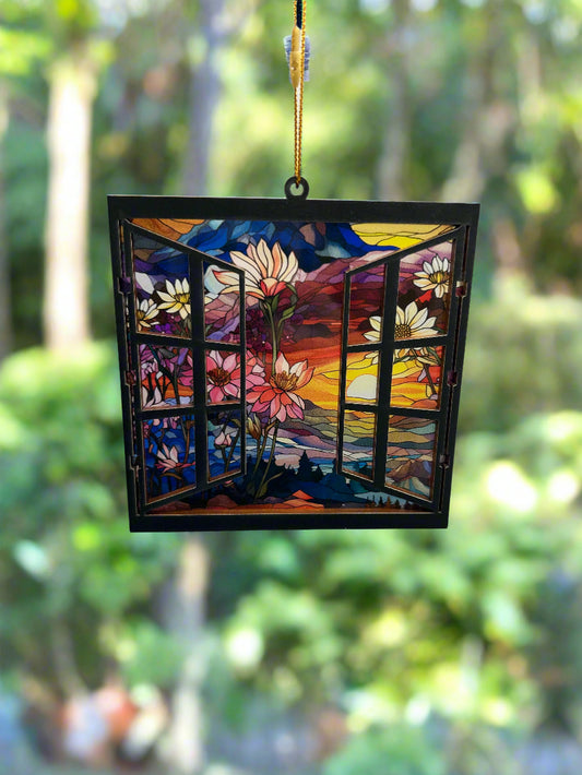 Window Frame Suncatcher