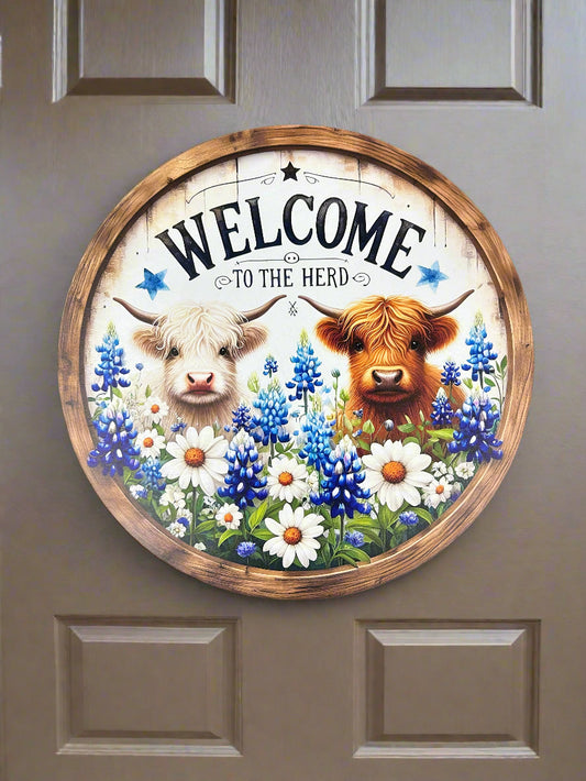 Welcome to the Herd Sign