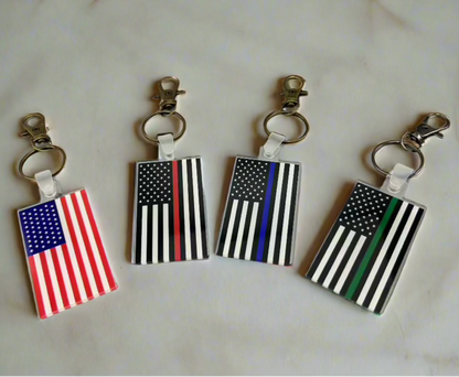 U.S. Flag Keychain