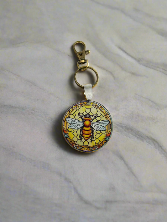 Honeybee Keychain
