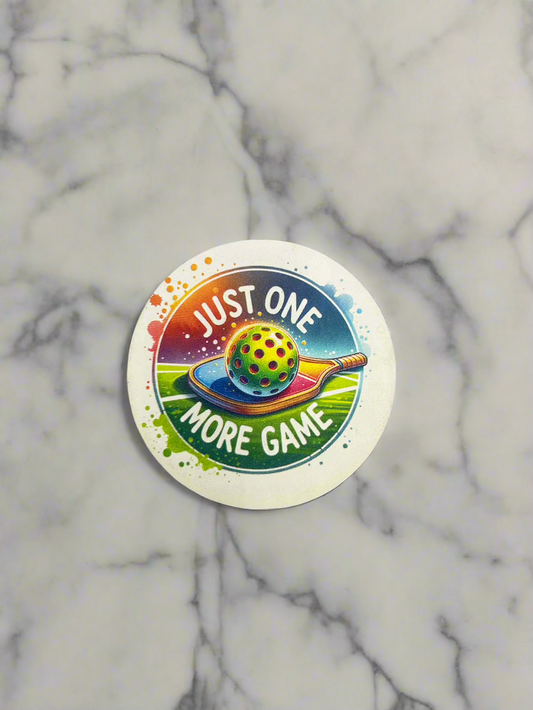 "Just One More Game" Pickleball Patch