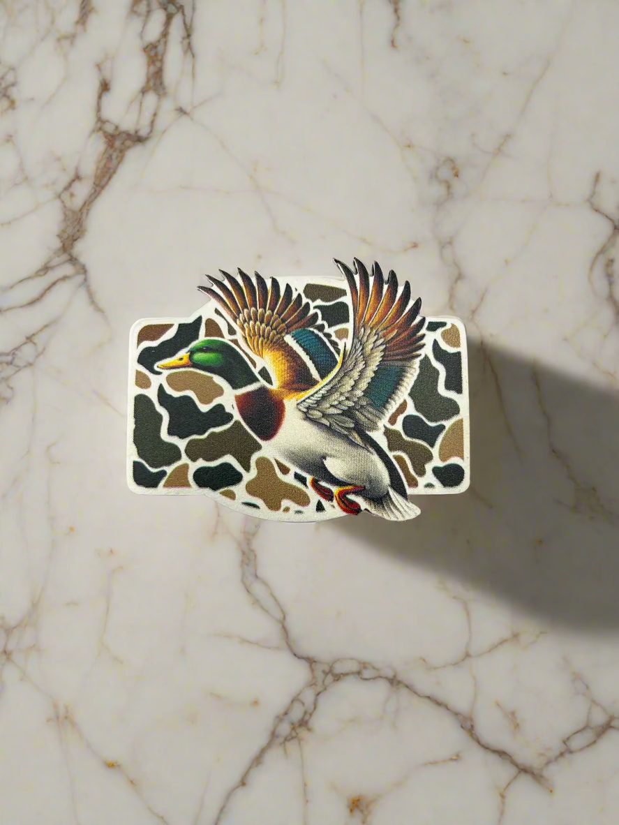 Camo Mallard Duck Patch