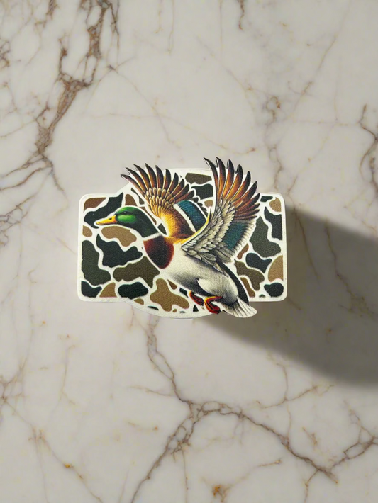 Camo Mallard Duck Patch