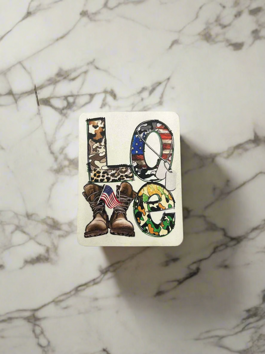 Patriotic "LOVE" Patch