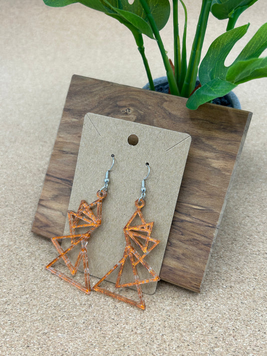 Triangular Retro Earrings