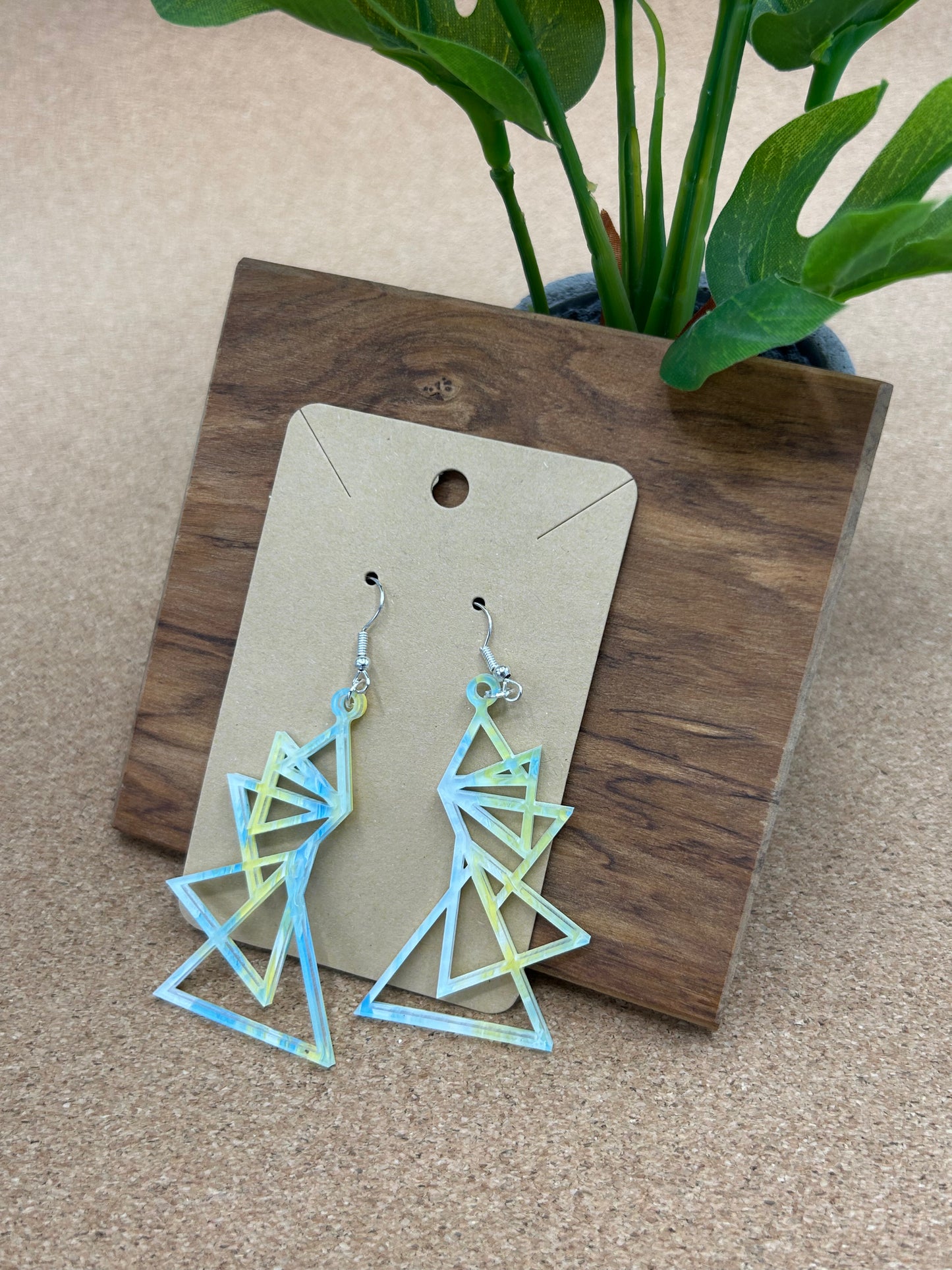 Triangular Retro Earrings