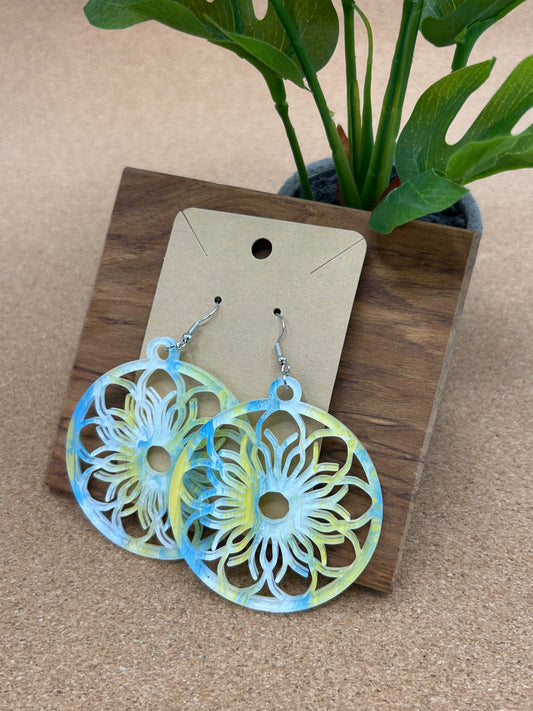 Floral Mandala Earrings
