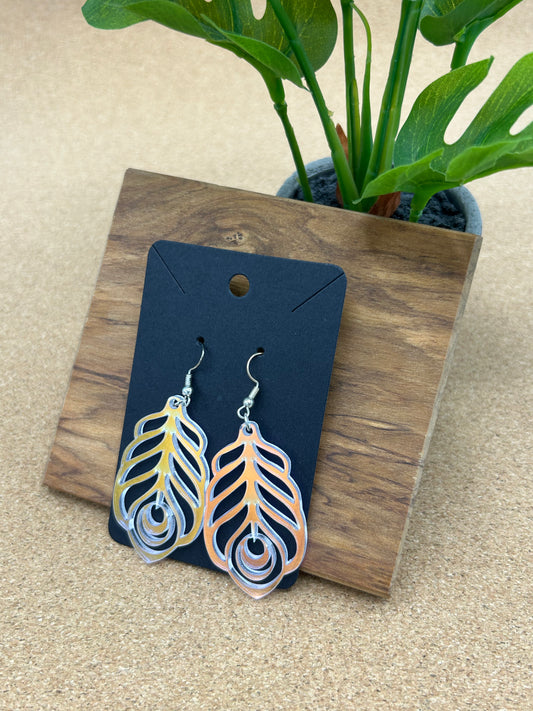 Peacock Feather Earrings