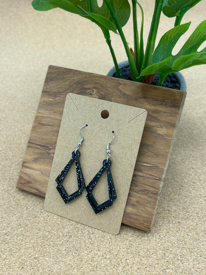 Art Deco Tear Drop Earrings