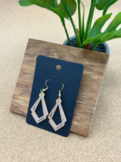 Art Deco Tear Drop Earrings