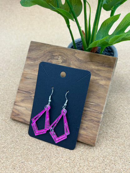 Art Deco Tear Drop Earrings