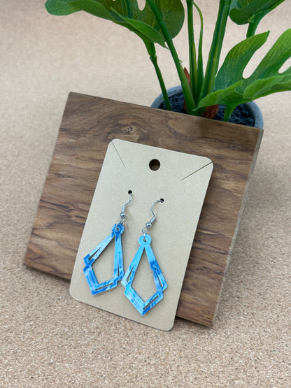 Art Deco Tear Drop Earrings