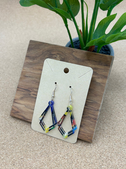 Art Deco Tear Drop Earrings