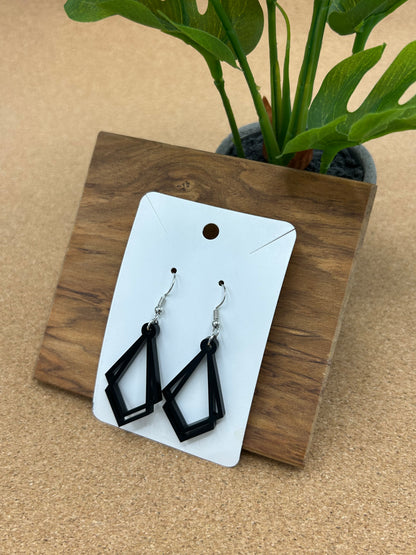 Art Deco Tear Drop Earrings