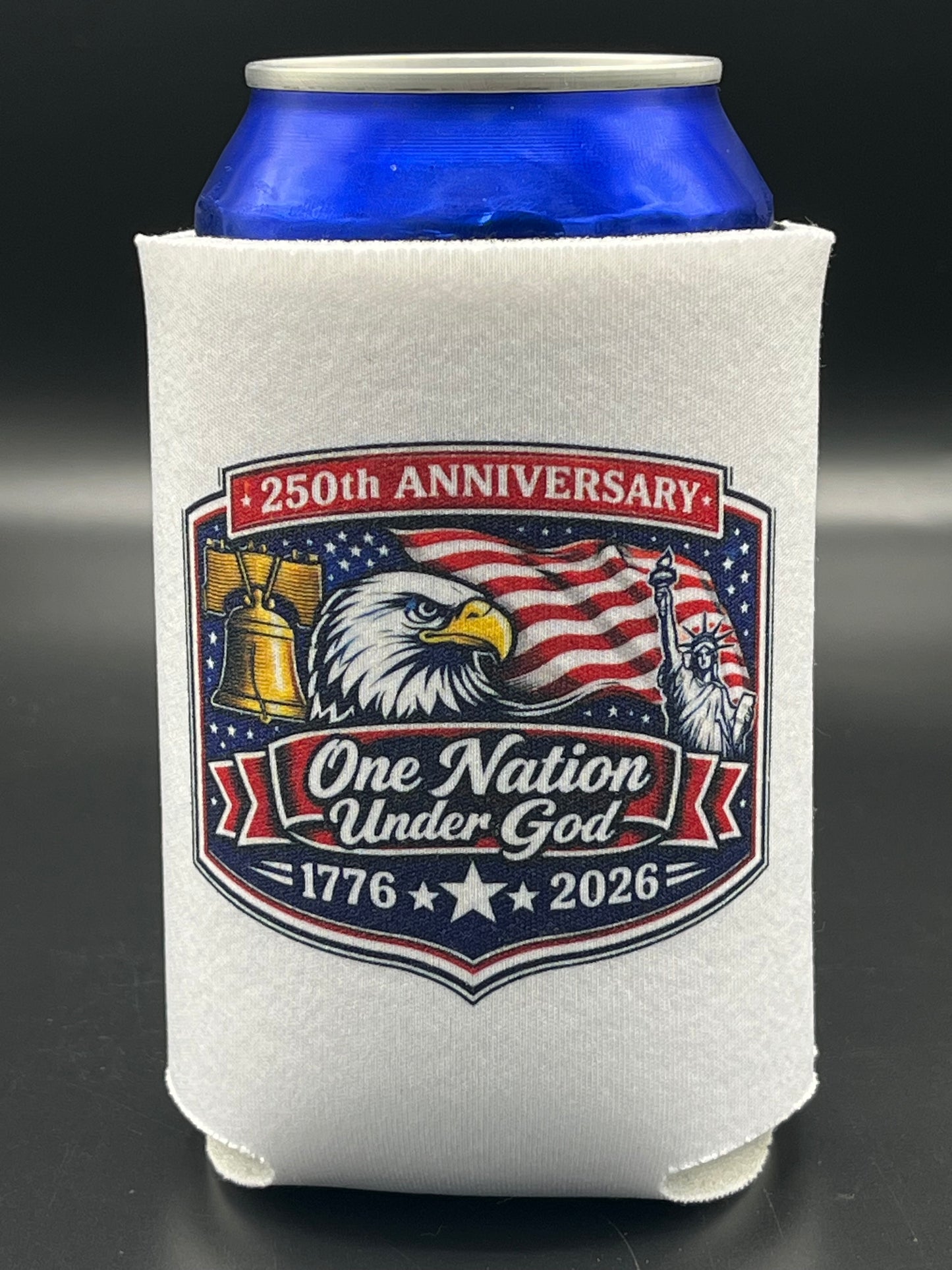 Can Cooler - Foam - UV Printed Patriotic Designs