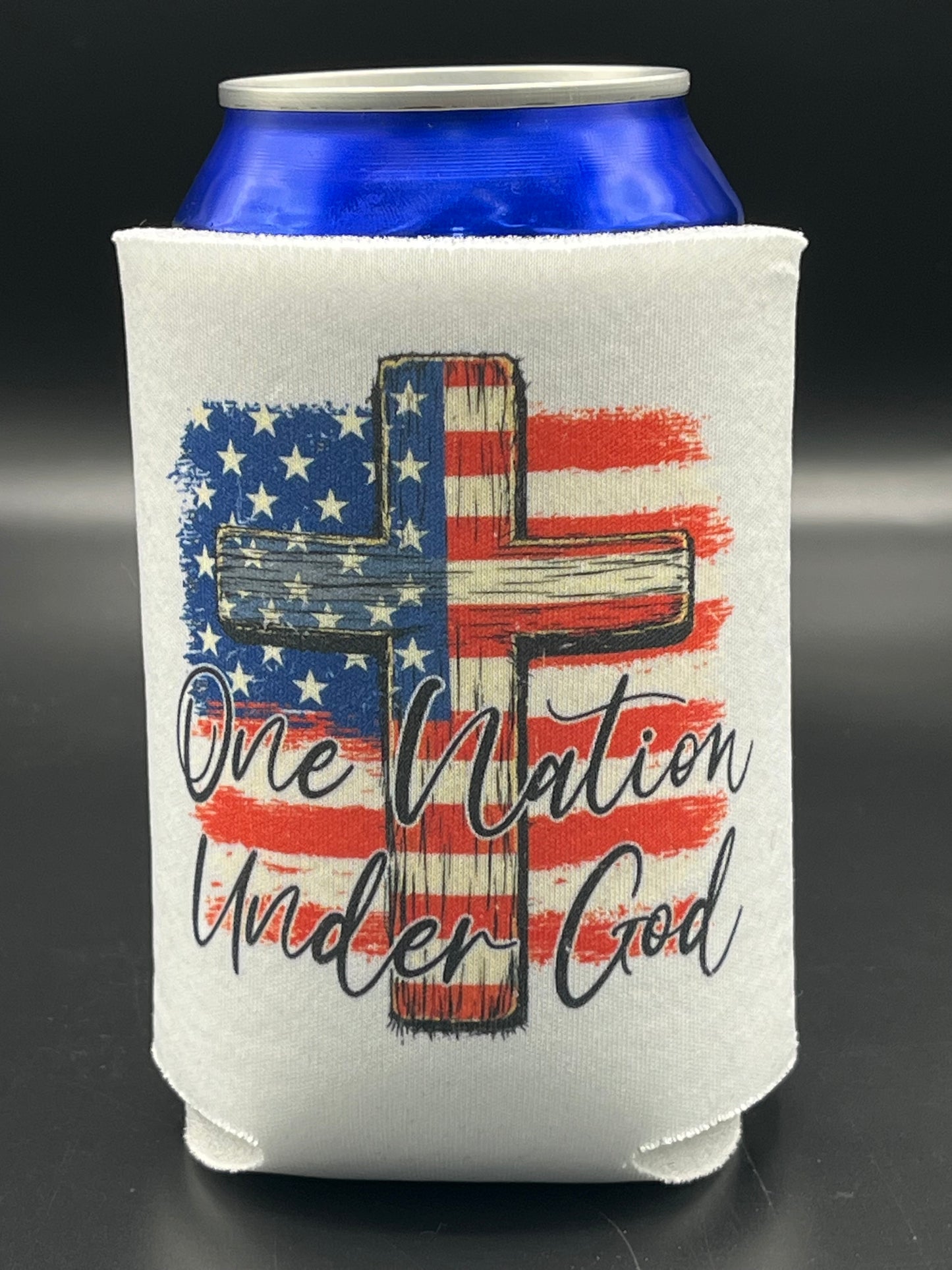 Can Cooler - Foam - UV Printed Patriotic Designs