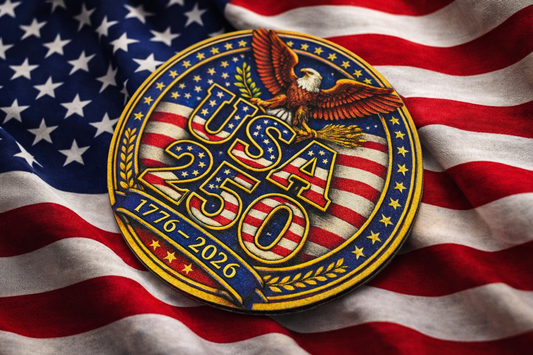 United States 250th Anniversary Hat Patches